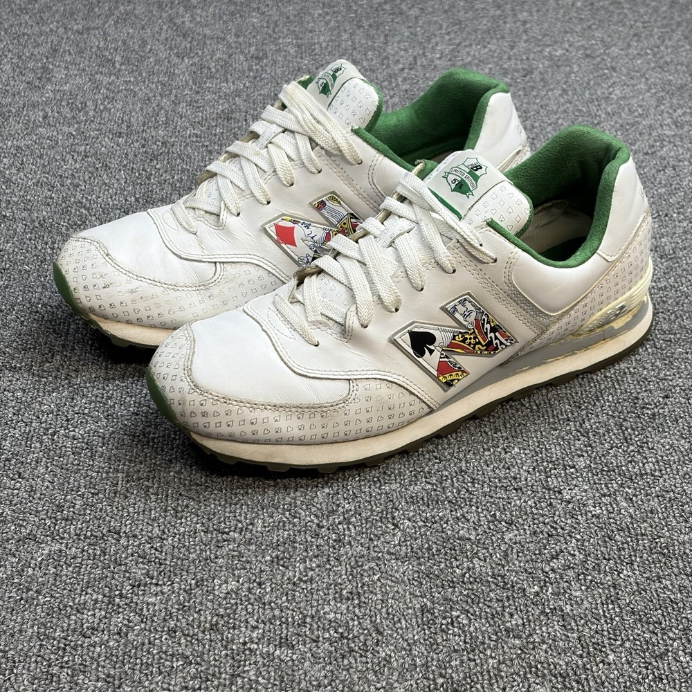 RARE New‎ Balance 574 Las Vegas Cards King Mens 11 D Leather Shoes M574LVWC NB